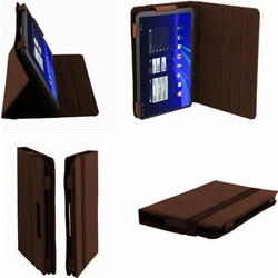 Δερμάτινη Θήκη για το Lg OPTIMUS PAD V900 Καφέ (OEM)