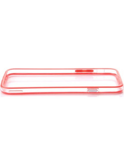 Θήκη Stylish Protective Bumper Frame για iPhone 6 4.7" - Κόκκινο / Διάφανο (OEM)