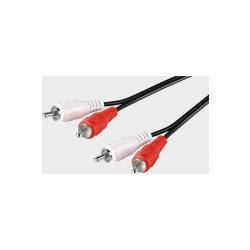 CRCA 215 Καλώδιο composite 2 RCA σε 2 RCA αρσενικά 1,5μ