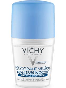 Vichy Mineral Αποσμητικό Roll On 48h Χωρίς Αλουμίνιο 50ml