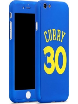 Θήκη iphone 6 Plus / 6s Plus Hybrid 360 Full body + Tempered Glass (Τζάμι) - Προστασία Οθόνης - CURRY - 3009 - Μπλέ - OEM