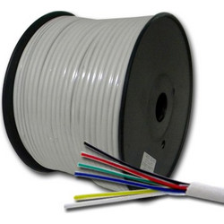 ALARM CABLE WHITE 100m 8 X 0.22 mm ΚΑΛΩΔΙΟ ΣΥΝΑΓΕΡΜΟΥ ΛΕΥΚΟ FTT8-004