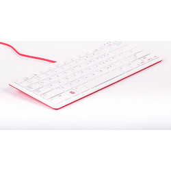 Raspberry Pi Official Keyboard και Hub US (Red/White)