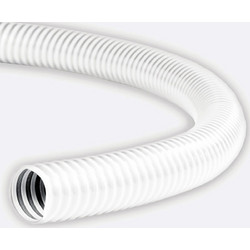 Εύκαμπτος Σωλήνας (σπιράλ) COURFLEX O16mm Λευκό 16-21050-016 COURBI για αποχετεύσεις κλιματιστικών