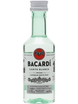 Bacardi Carta Blanca Ρούμι 50ml