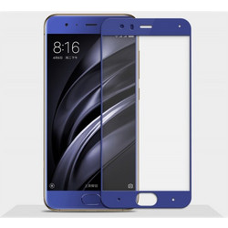 Προστατευτικό Οθόνης Tempered Glass 9H για Xiaomi Mi6 Μπλέ (OEM)