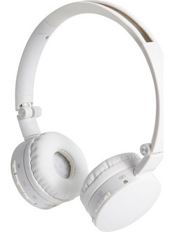 Groov-E GV-BT100 Ασύρματα Bluetooth Ακουστικά On Ear Λευκά