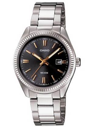 Casio Γυναικείο Ρολόι με Ασημί Μεταλλικό Μπρασελέ LTP-1302D-1A2V