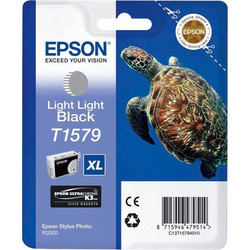 Epson T1579 XL Light Light Black Μελάνι Εκτυπωτή Inkjet C13T15794010