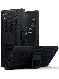 Terrapin Body Shock with Stand Black (Sony Xperia L2)