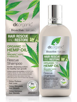 Dr. Organic Hemp Oil Rescue Σαμπουάν κατά της Τριχόπτωσης 265ml