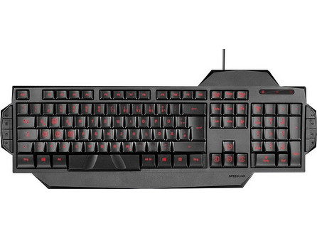 Speedlink Rapax Gaming Πληκτρολόγιο Black
