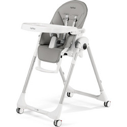 Peg Perego Prima Pappa Follow Me Αναδιπλούμενο Καρεκλάκι Φαγητού με Ροδάκια Ice