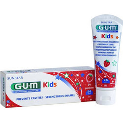Gum Kids 2-6 Strawberry Παιδική Οδοντόκρεμα για Προστασία Ούλων 50ml