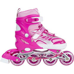 Nils Extreme Inline Αυξομειούμενα Rollers Παιδικά Ροζ NJ1828