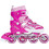 Nils Extreme Inline Αυξομειούμενα Rollers Παιδικά Ροζ NJ1828