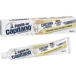 Pasta Del Capitano Curcuma & Propoli Οδοντόκρεμα για Προστασία Ούλων κατά της Πλάκας 75ml