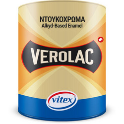 Vitex Verolac Ντουκόχρωμα Διαλύτου Ξύλου & Μετάλλου 55 Gloss 0.75lt