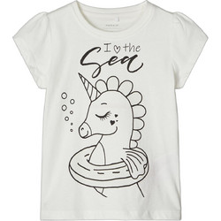 Name It Παιδικό T-Shirt Κοντομάνικο Λευκό 13174921