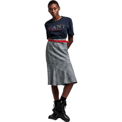 Gant 4400044 Υφασμάτινη Μίντι Φούστα Dark Blue