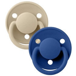BIBS de Lux Πιπίλες Σιλικόνης 0-36m Vanilla Cornflower 2τμχ