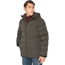 Camaro Ανδρικό Μπουφάν Χειμωνιάτικο Puffer Χακί 23520-155-078