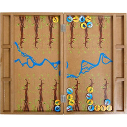 WWF Τάβλι Ξύλινο με Πούλια 66x80cm WWF804B