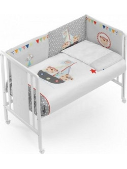 Interbaby Pirate Σετ Κούνιας White 7τμχ