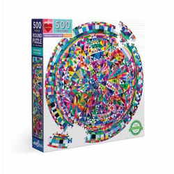 Puzzle eeBoo Round Triangle Pattern 500 Κομμάτια