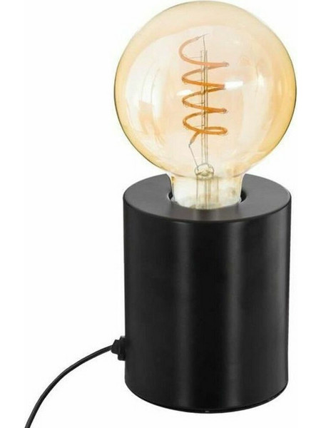 Atmosphera Saba Πορτατίφ Ε27 Μαύρο Φ10.5xΥ9cm
