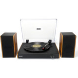 Akai ATT-240SP Πικάπ με Ηχεία Bluetooth & USB Brown