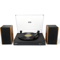 Akai ATT-240SP Πικάπ με Ηχεία Bluetooth & USB Brown