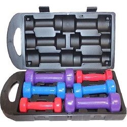 Fitbell Set Σετ Βαράκια Εξάγωνα Βινυλίου 10kg