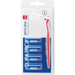 Curaprox CPS 405 Perio Plus Σετ Μεσοδόντια Βουρτσάκια Κόκκινο 5τμχ