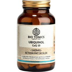 Bio Tonics Ubiquinol CoQ10 140mg 90 Κάψουλες