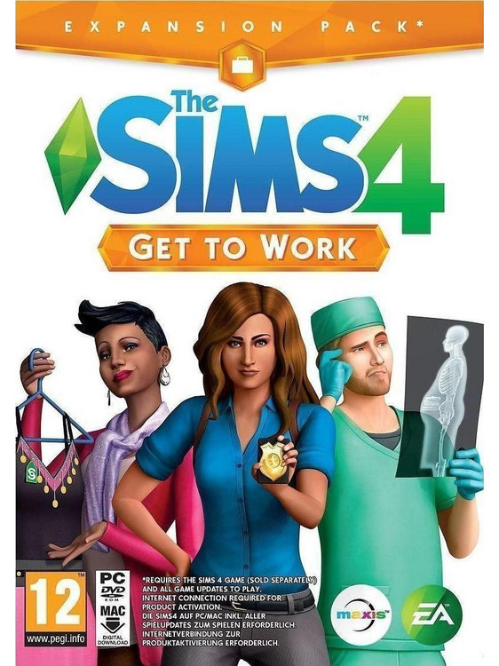 The Sims 4 Get To Work Key PC