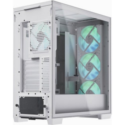 APNX C1 White Gaming Midi Tower Κουτί Υπολογιστή RGB με Πλαϊνό Παράθυρο