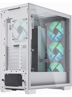 APNX C1 White Gaming Midi Tower Κουτί Υπολογιστή RGB με Πλαϊνό Παράθυρο