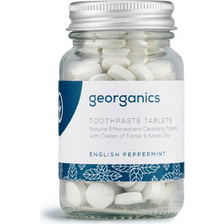 Georganics English Peppermint Οδοντόκρεμα κατά της Πλάκας Χωρίς Φθόριο 120τμχ