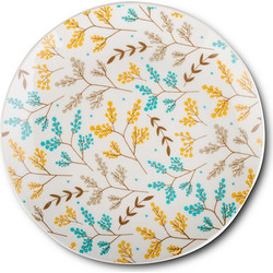 Nava Πιάτο Ρηχό Πορσελάνης Lydia Leaf 27cm 10-099-341