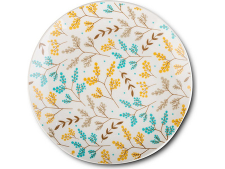 Nava Πιάτο Ρηχό Πορσελάνης Lydia Leaf 27cm 10-099-341