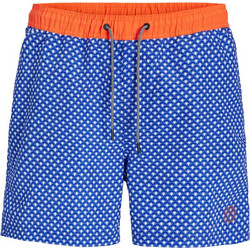 Jack & Jones Ανδρικό Μαγιό Σορτς με Σχέδιο Μπλε 12253217