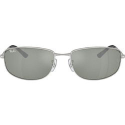 Ray-Ban RB3732 00340 Ανδρικά Γυαλιά Ηλίου Οβάλ Μεταλλικά Ασημί με Γκρι Polarized Φακό