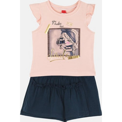 Joyce Παιδικό Σετ για Κορίτσι Καλοκαιρινό Nude Navy Μπλε 2411125