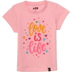 AKO Παιδικό T-Shirt Κοντομάνικο Ροζ 3256106-14