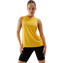 4F Γυναικείο Αθλητικό T-Shirt Κίτρινο 4FWSS24TFTSF710-70S