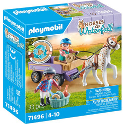 Playmobil Horses Of Waterfall Άλογο με Άμαξα για 4-10 Ετών 71496