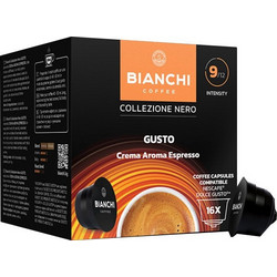Bianchi Κάψουλες Espresso Crema Aroma Συμβατές με Μηχανή Dolce Gusto 16τμχ