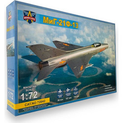 modelSvit MiG-21F-13 Supersonic Jet Fighter Συναρμολογούμενο Πλαστικό Μοντέλο Αεροπλάνου 1:72