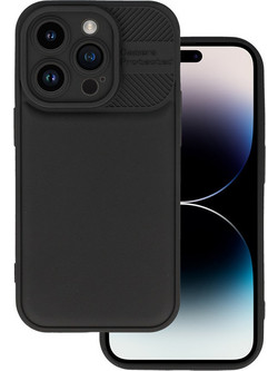 Powertech Camera Protected Back Cover Black (iPhone 15 Pro Max)